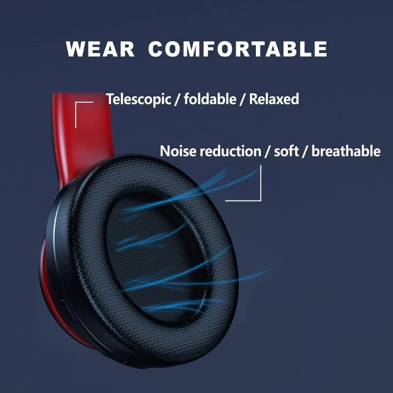 Lenovo HD200 Bluetooth Earphones Over-ear Foldable Computer Wireless Headphones Noise Cancellation HIFI Stereo Gaming Headset (Copy)