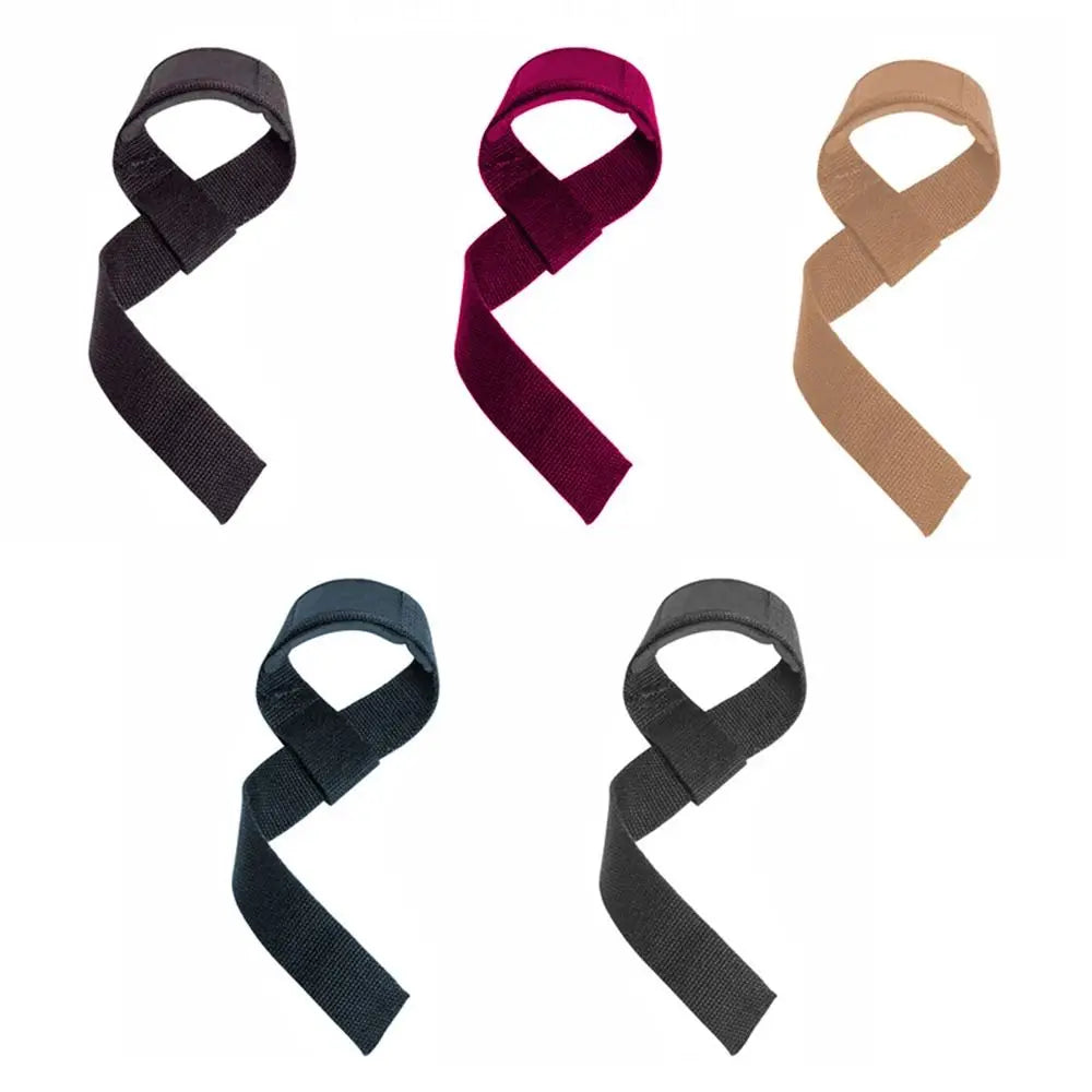 1Pc Gym Bodybuilding Lifting Grip Belt Wrist Support Sport Fitness Straps Wrist Wraps Anti-Slip 3.8*63cm Weightlifting Hand Belt