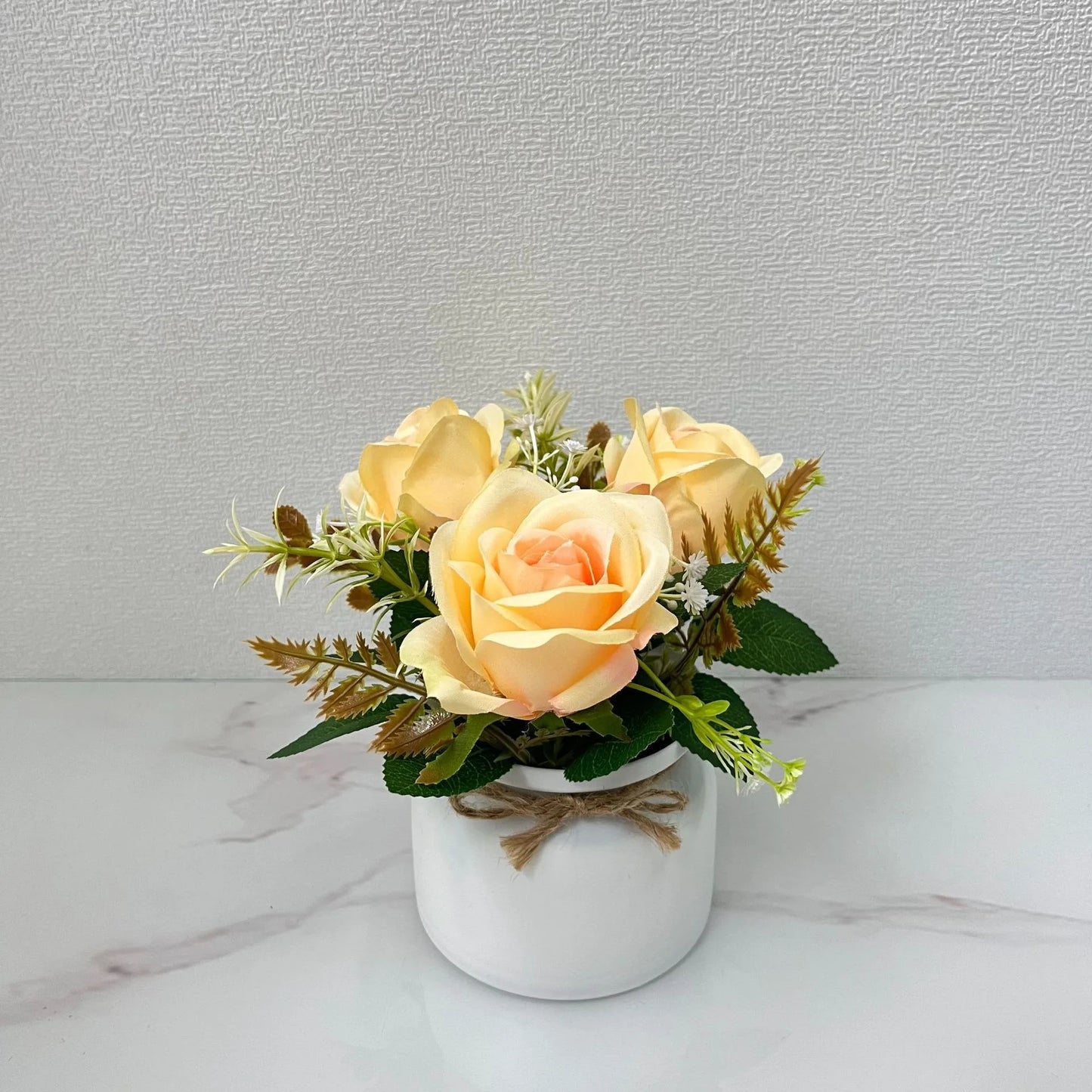 3 Simulated Roses, Potted Plants, Wedding Photos, Photography, Decoration, Fake Flowers, Outdoor Courtyard, Balcony