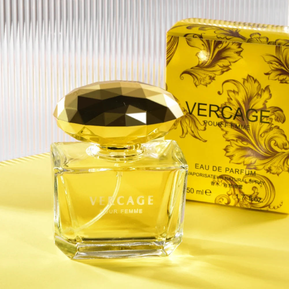 Osmanthus, Peony and Pomegranate Fragrance Perfume for Women - Crystal Diamond Series, Light and Elegant Scent parfum 50ml