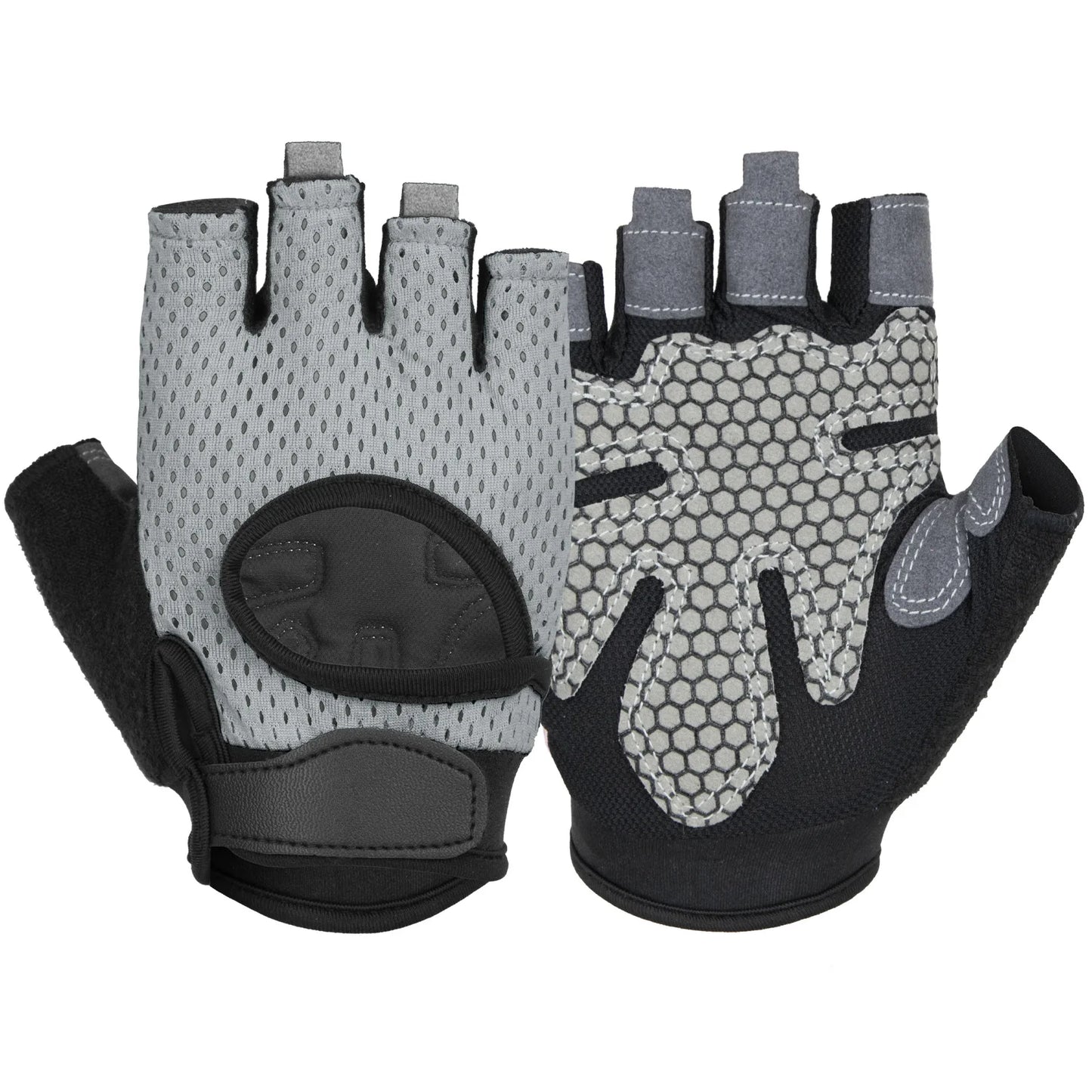 1 Pairs Weightlifting Training Gloves for Men Women Fitness Sports Body Building Gymnastics Gym Hand Wrist Palm Protector Gloves