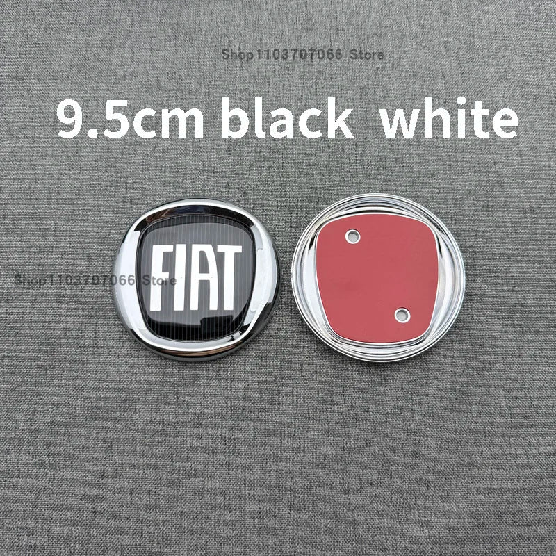 for FIA Sedici Punto Bravo Toro Qubo Car Front Hood Bonnet Emblem Rear Tail Bumper Trunk Sticker Badge Styling Auto Accessories