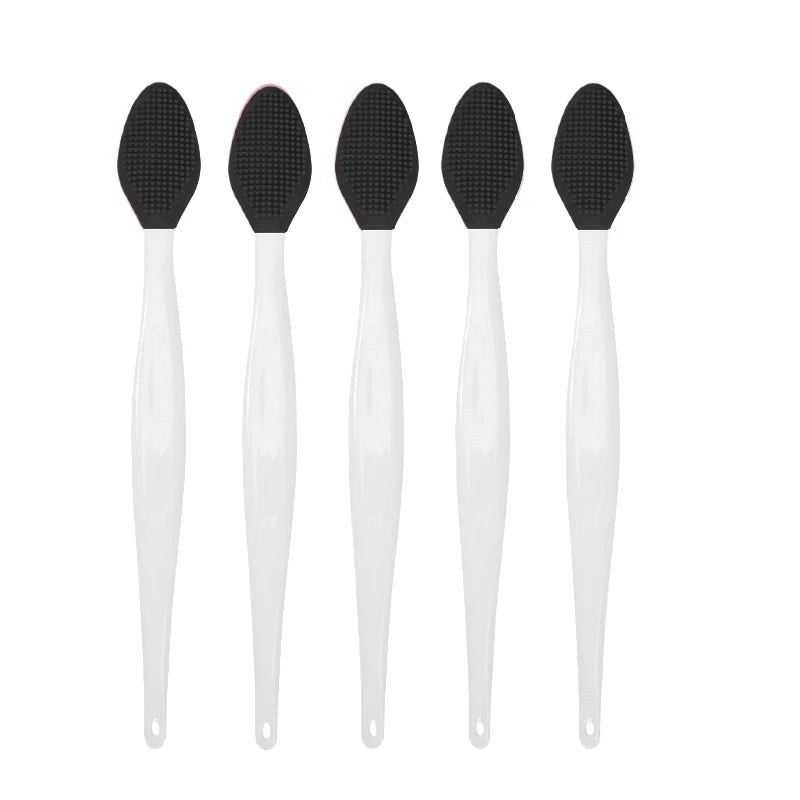 1/5/10Pcs Silicone Nose Cleansing Brush Exfoliating Massage Tools Facial Blackhead Removal Brushes Face Pore Deep Cleaning Wands