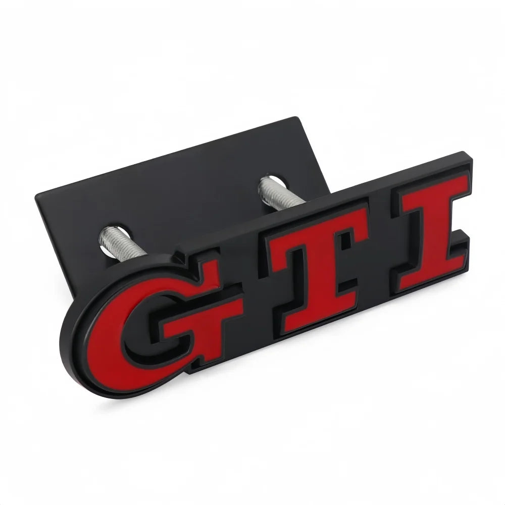 3D Metal Car Grille Sticker GTI Emblem For Volkswagen Golf 5 Polo Golf 7 5 6 Mk6 7 R 7 Gtd Mk7 Mk4 Mk5 GTI Car Stickers