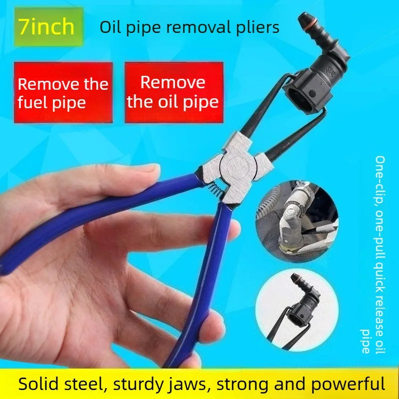 Professional Fuel Hose Removal Tool - Fuel Filter & Urea Line Pliers for Automotive Maintenance