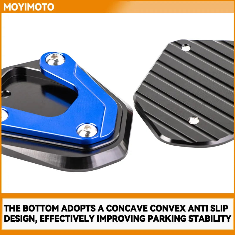 Motorcycle Foot Side Stand Extension Plate Kickstand Pad For HONDA CB500X CB650R CB500F CB125R CB300R 400X CBR650R 650F CBR500R