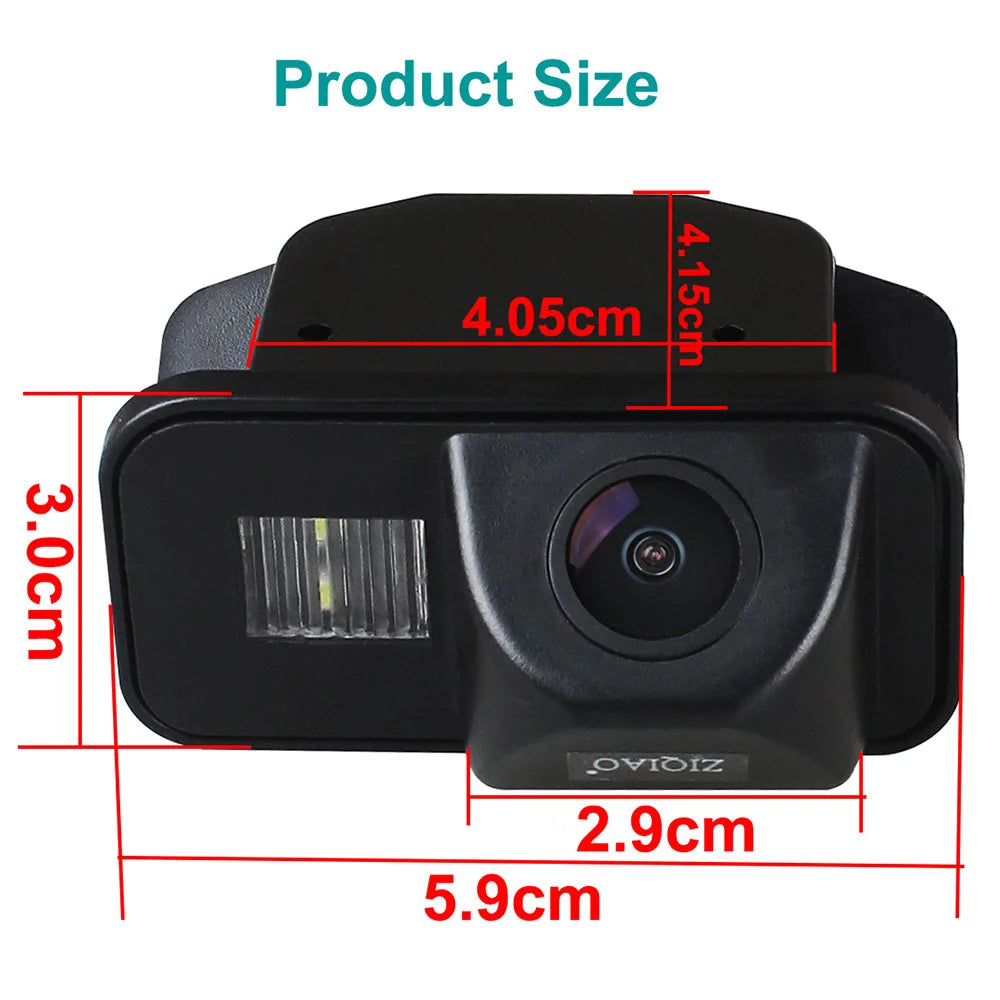 ZIQIAO for Toyota Corolla 2007-2013 Auris Parking Assistance HD Rear View Camera HS027