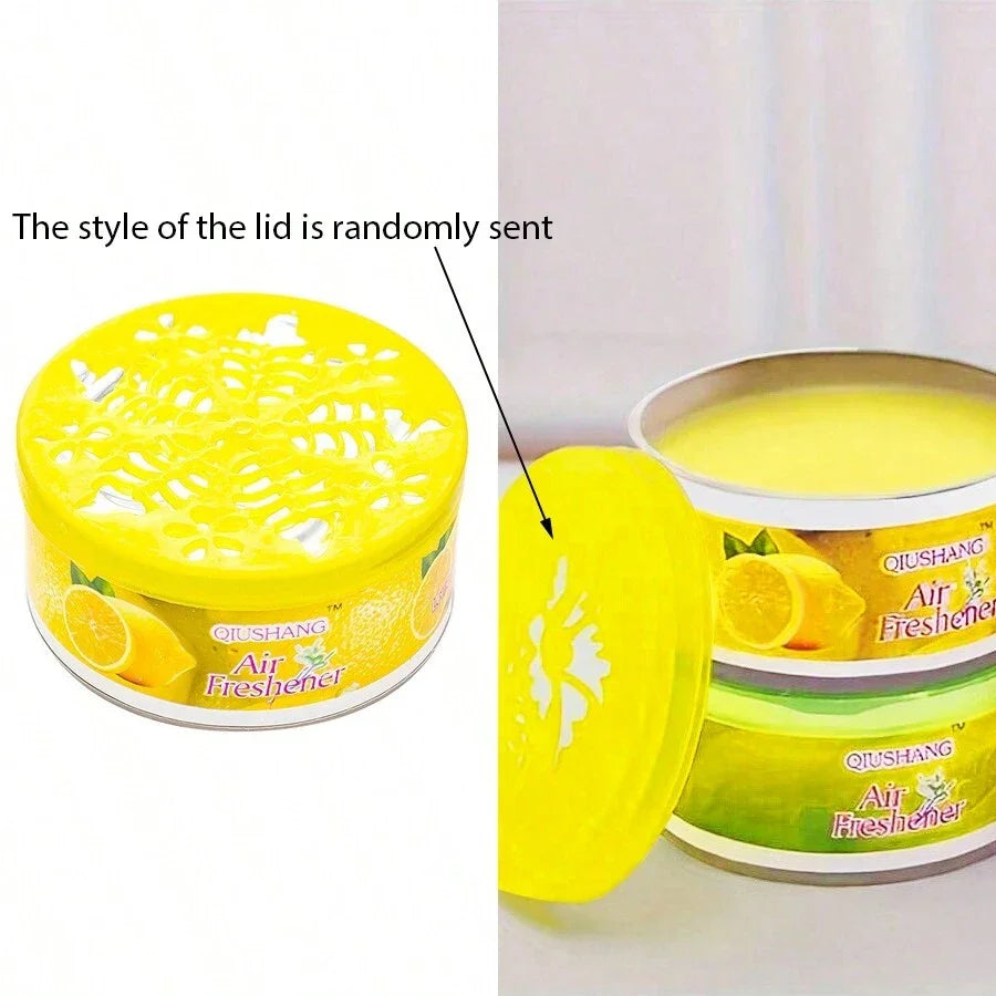 1/4pc Car Flavoring Car Air Fresheners Canned Rose Lavender Lemon Flavor Household Solid Fragrant Auto Aromatherapy Car Deodor