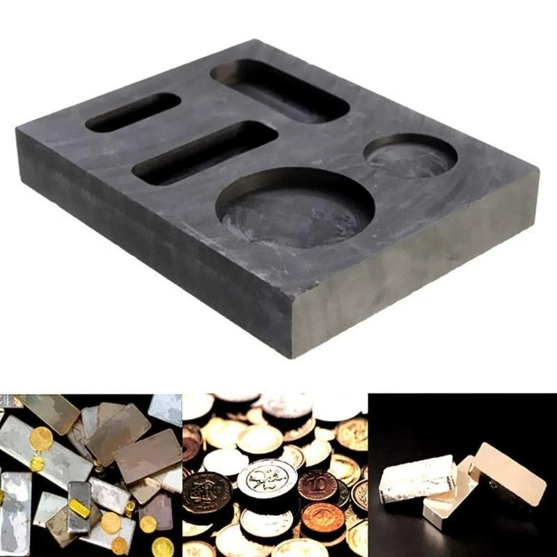 Crucible Mould Melting Ingot Mold for Melting Casting Refining Gold Silver