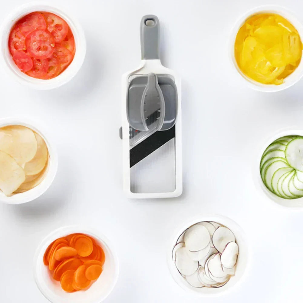 Safe Adjustable Mandoline Slicer