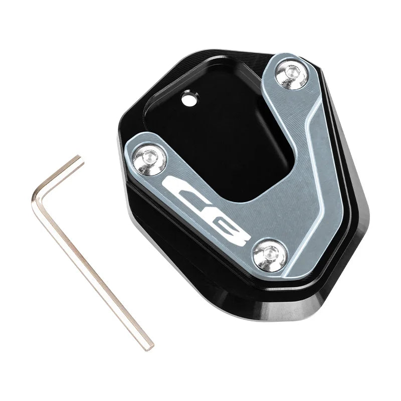 Motorcycle Foot Side Stand Extension Plate Kickstand Pad For HONDA CB500X CB650R CB500F CB125R CB300R 400X CBR650R 650F CBR500R