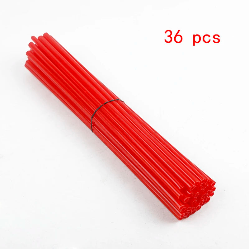 Universal Motorcycle 36/72Pcs Wheel Rim Spoke Wrap Kit Skins Protector Cover For SX SXF EXC TC TE KXF CRF YZF WR YZ RM Motocross