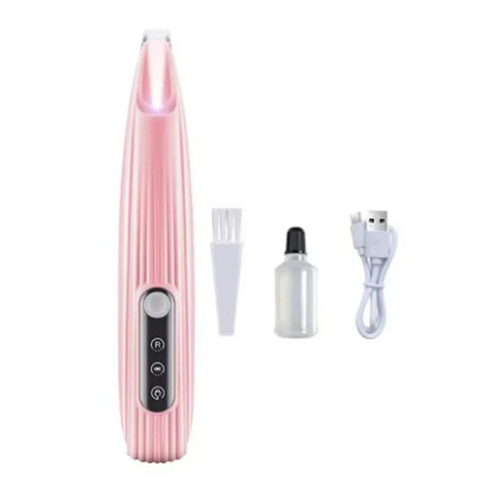 Low Noise Pet Foot Shaver Smart Display Waterproof Paw Hair Trimmer USB Rechargeable with Led Dog Paw Trimmer for Dogs Cats