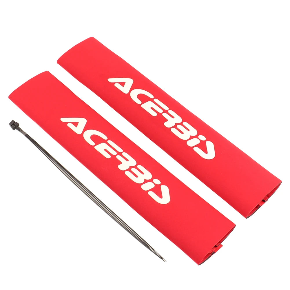 Universal 350mm Motorcycle Front Fork Protector Shock Absorber Guard Wrap Cover For ATV Dirt Pit Bike Scooter Motocross Parts