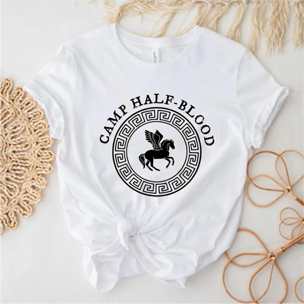 Camp Jupiter T-Shirt Camp Half-Blood Shirt Percy Jackson Shirtsc Unisex Graphic T Shirts Gothic Short Sleeves Tops Harajuku Top