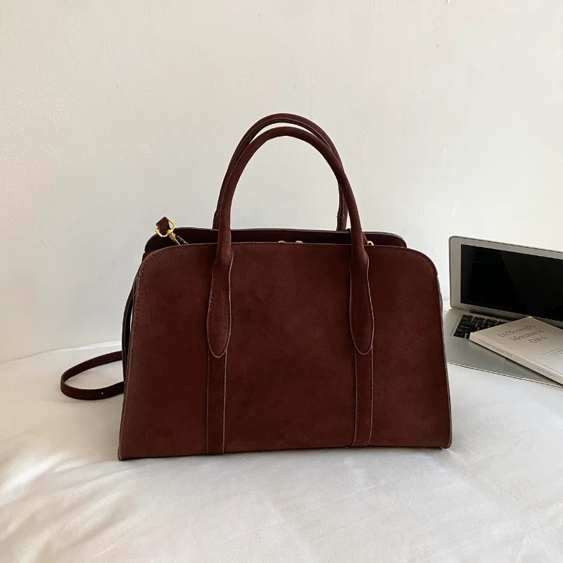 Fashion Large Capacity Tote Bag, Versatile Commute Travel Shoulder Handbag, Casual Korean Premium Luxury High-end Handle Purse