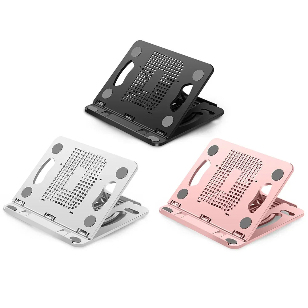 Rotary Adjustable Foldable Laptop Stand Universal Portable Desktop Notebook Holder Tablet Bracket Support Accessory
