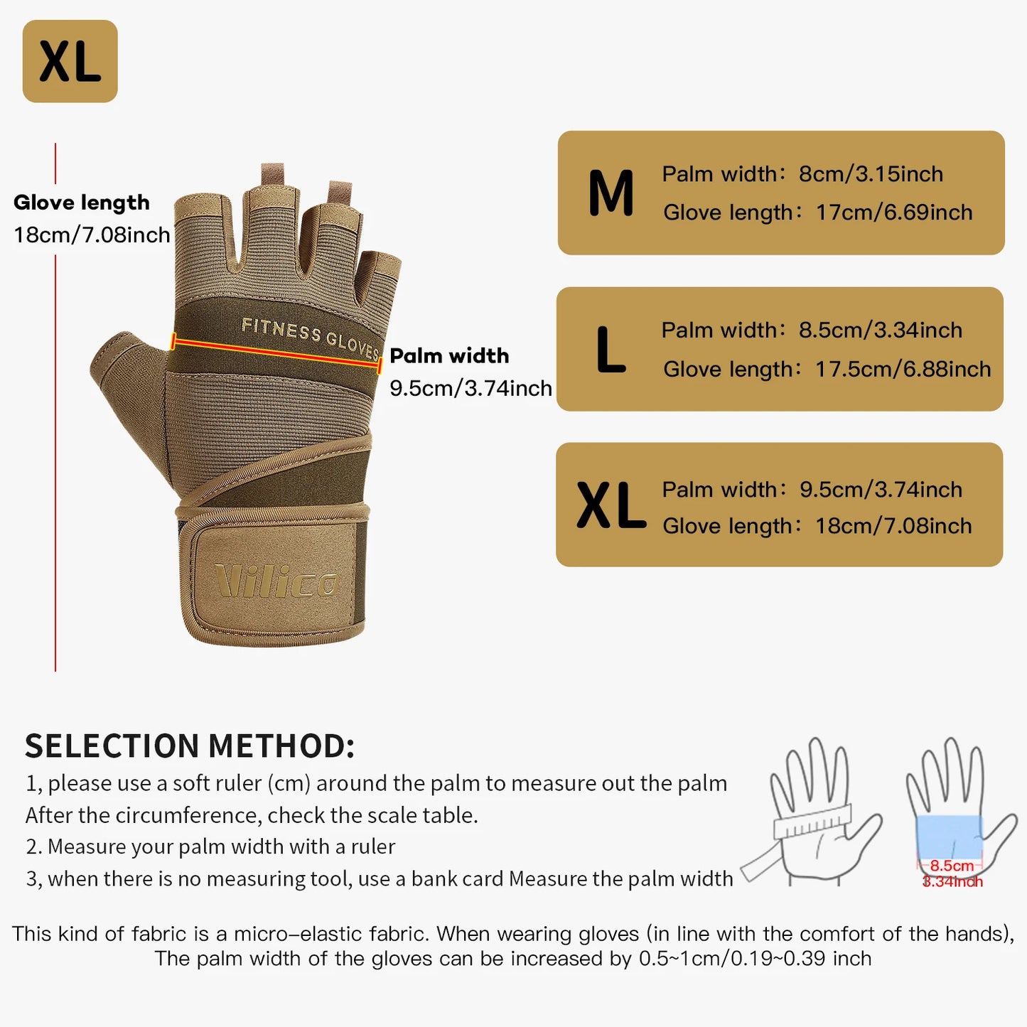 Cycling Gloves Half Finger Gym Weightlifting Dumbbell Training Anti-Slip Fitness Gloves Workout Crossfit Exercise Gloves