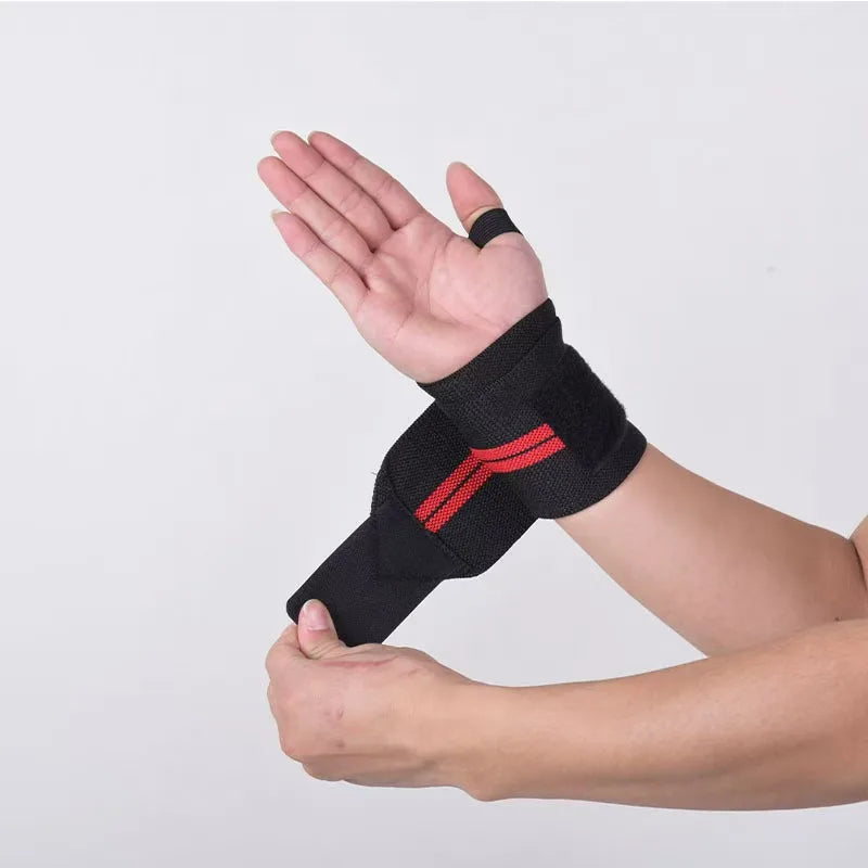 AOLIKES 1 PCS Wristband Wrist Support Weight Lifting Gym Training Wrist Support Brace Straps Wraps Crossfit Powerlifting