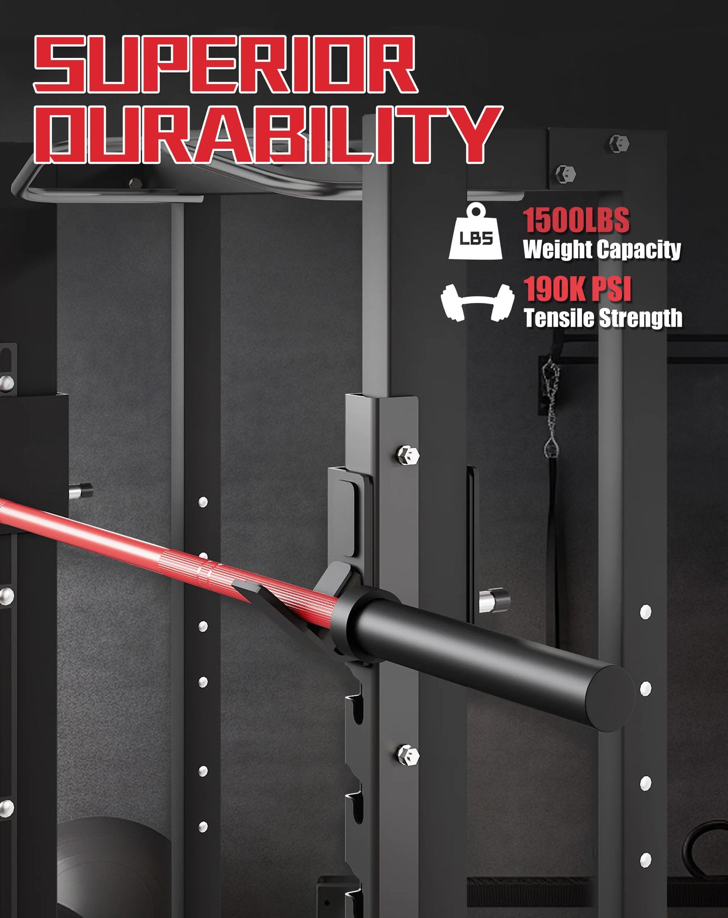 7Ft Barbell Bar for Power Lifting Weightlifting, 1000LBS Capacity 2" Barbell for Squats Curls Deadlifts Presses Hip Thrusts