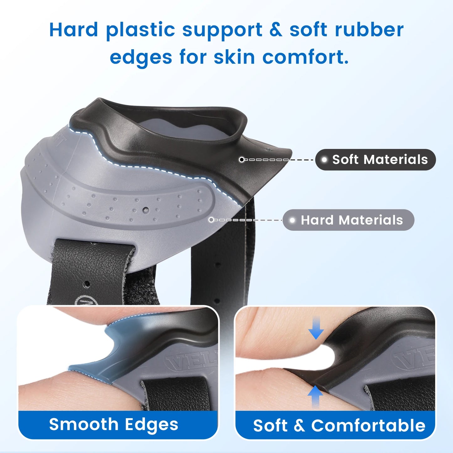 VELPEAU CMC Thumb Brace for Arthritis Osteoarthritis Pain and CMC Joint Support, Basal Thumb Joint Splint for Women Men