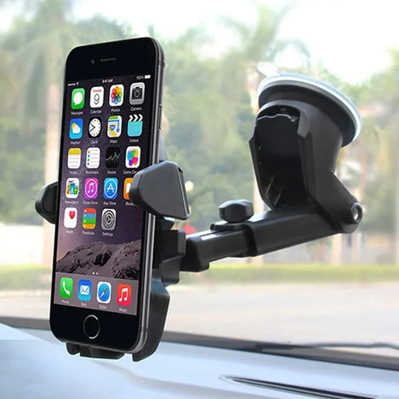Universal Car Phone Holder Windshield Dashboard Suction Cup Mount  360 Rotation Auto Smartphone Sucker Support Stand