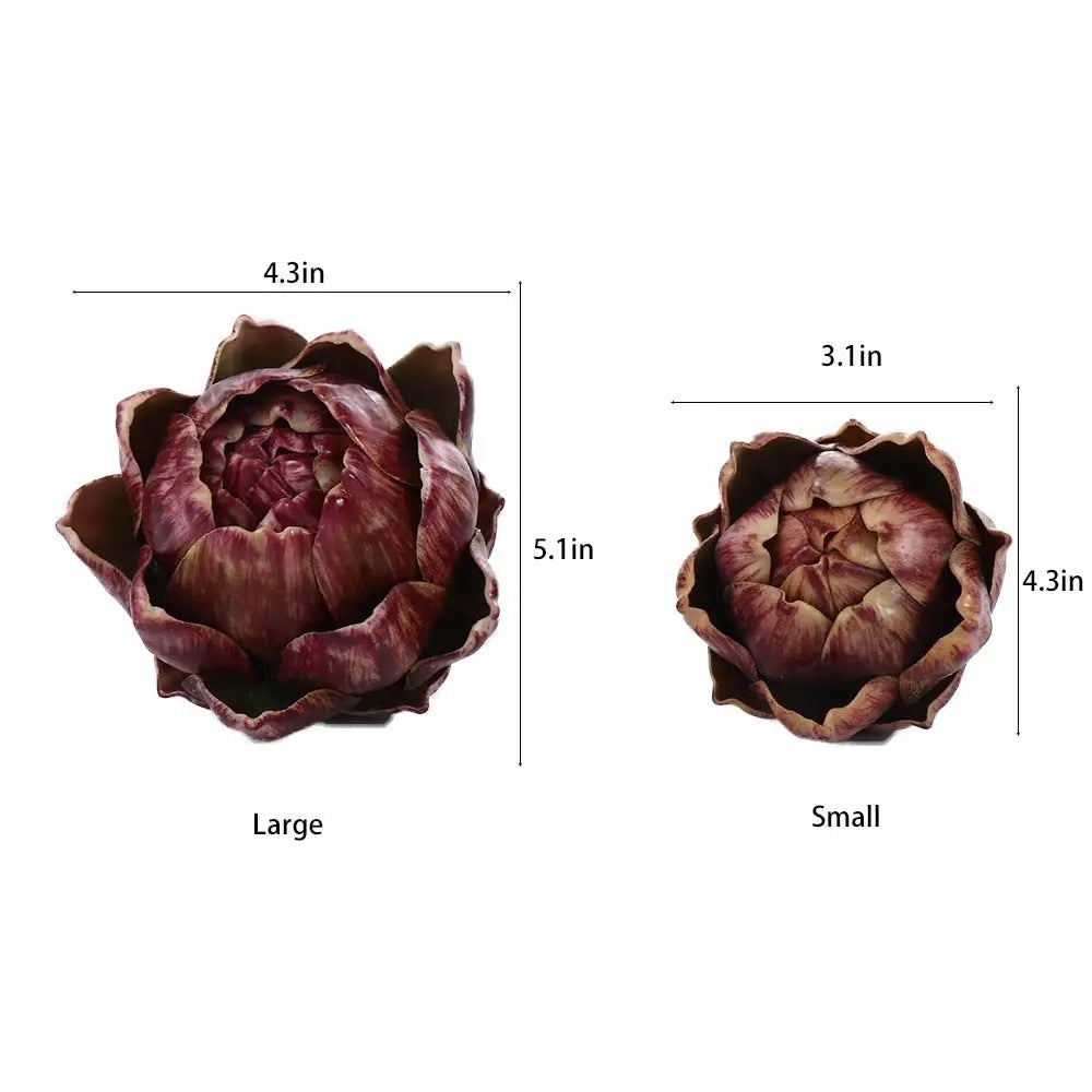 artificial plant green home kitchen vase filler artificial artichoke artificial decorations home decorations faux artichokes