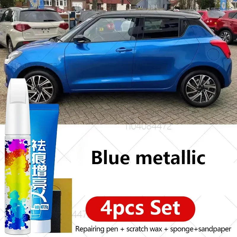 Car Paint Repair Pen For 2004-2025 Maruti Suzuki Swift Paint Scratch Repair Accessories 4PCS Black ZTT White ZVR yellow Gray