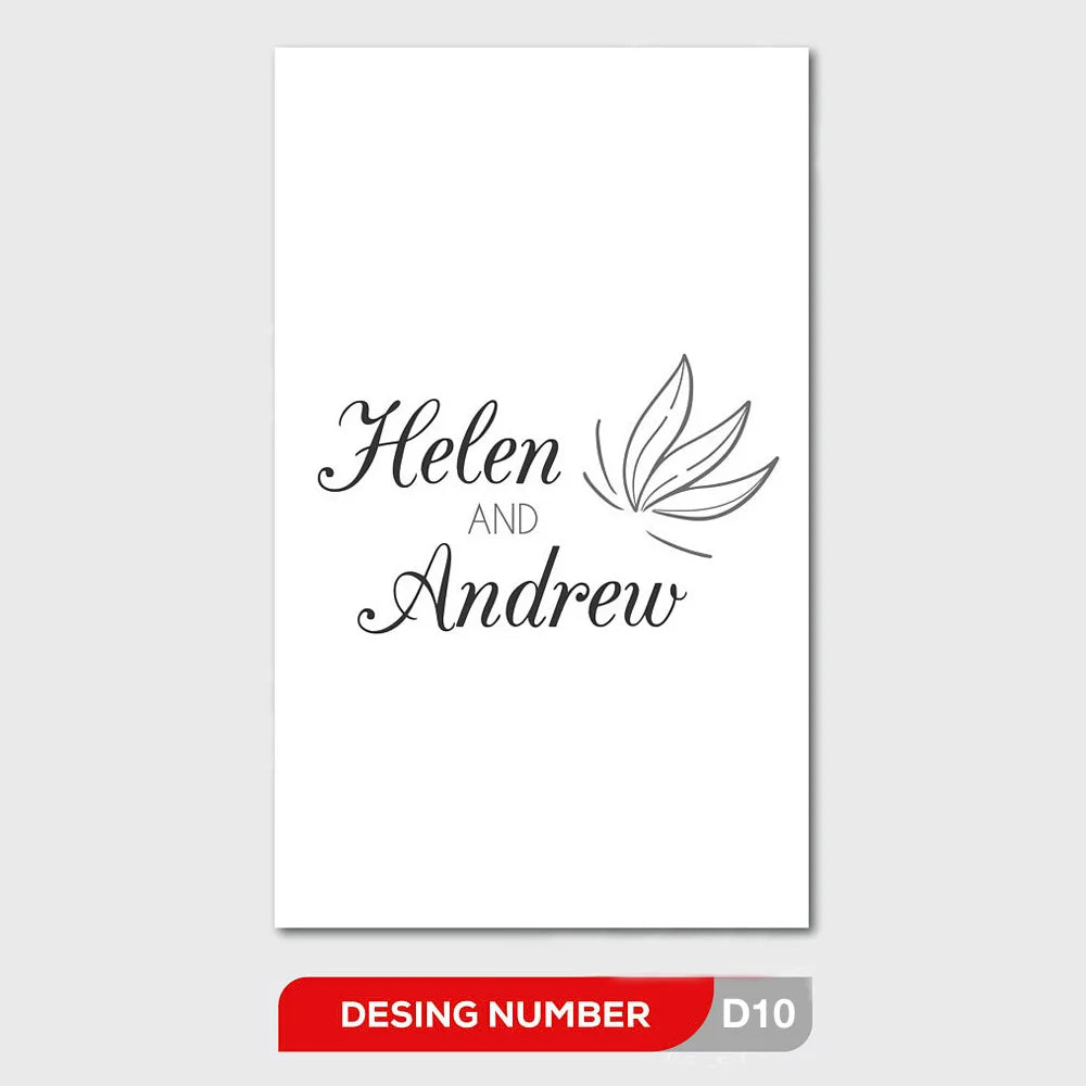50pcs Wedding Chocolate Packing Papers Engagement Label Stickers for Party Chocolate Favors Wedding Table Decoration