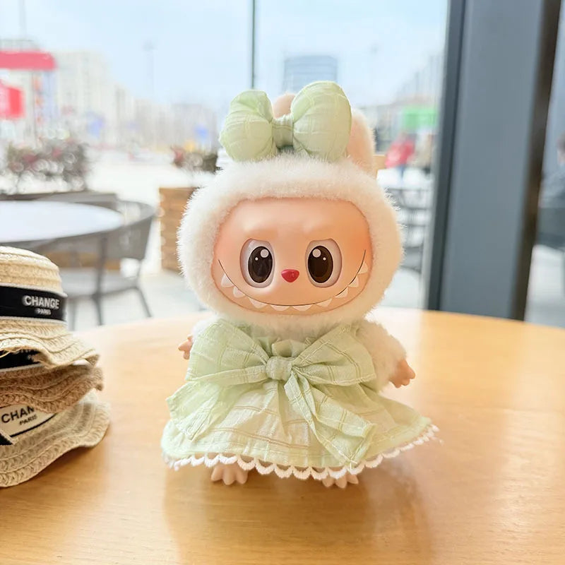 Black Camellia Labubu Outfit