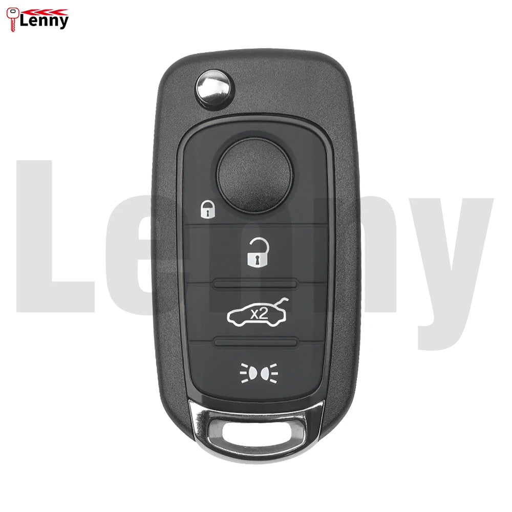 Lenny 2ADPXFI5AM433TX 433MHz MQB48/4Achip SIP22-Blade Car Key for Jeep Renegade and Fiat 500X Egea Tipo Toro Crono 2016-2018 Key