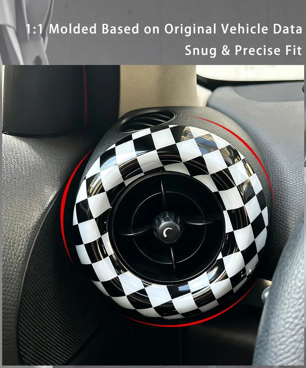 Car Air Vent Conditioning Right &Left Side Outlet Cover Trim For MINI Cooper R60 Countryman/R61 Paceman Interior Accessories