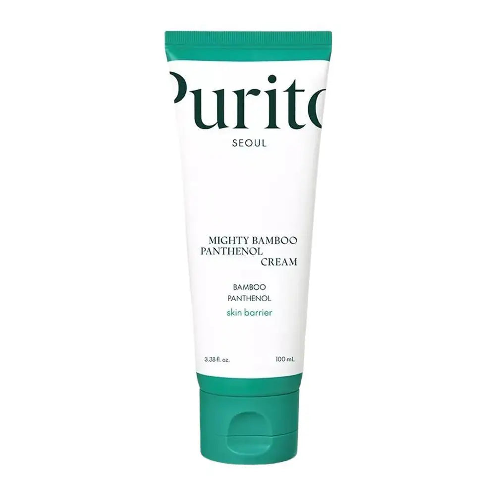 Korea Purito Mighty Bamboo Panthenol Cream 100ml Strengthen Skin Barrier Moisturizing Calming Face Care Cream for Sensitive Skin