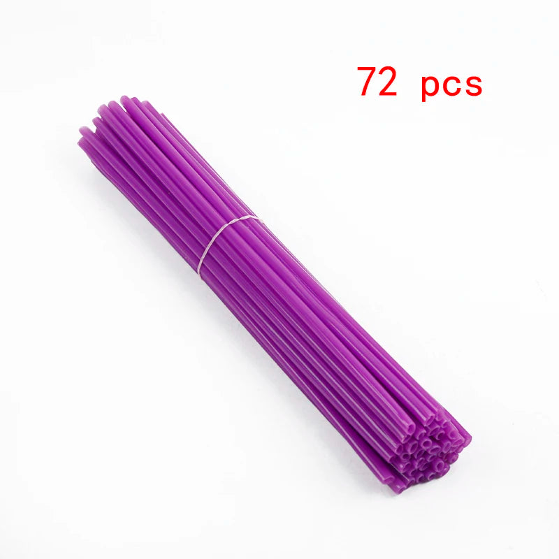 Universal Motorcycle 36/72Pcs Wheel Rim Spoke Wrap Kit Skins Protector Cover For SX SXF EXC TC TE KXF CRF YZF WR YZ RM Motocross