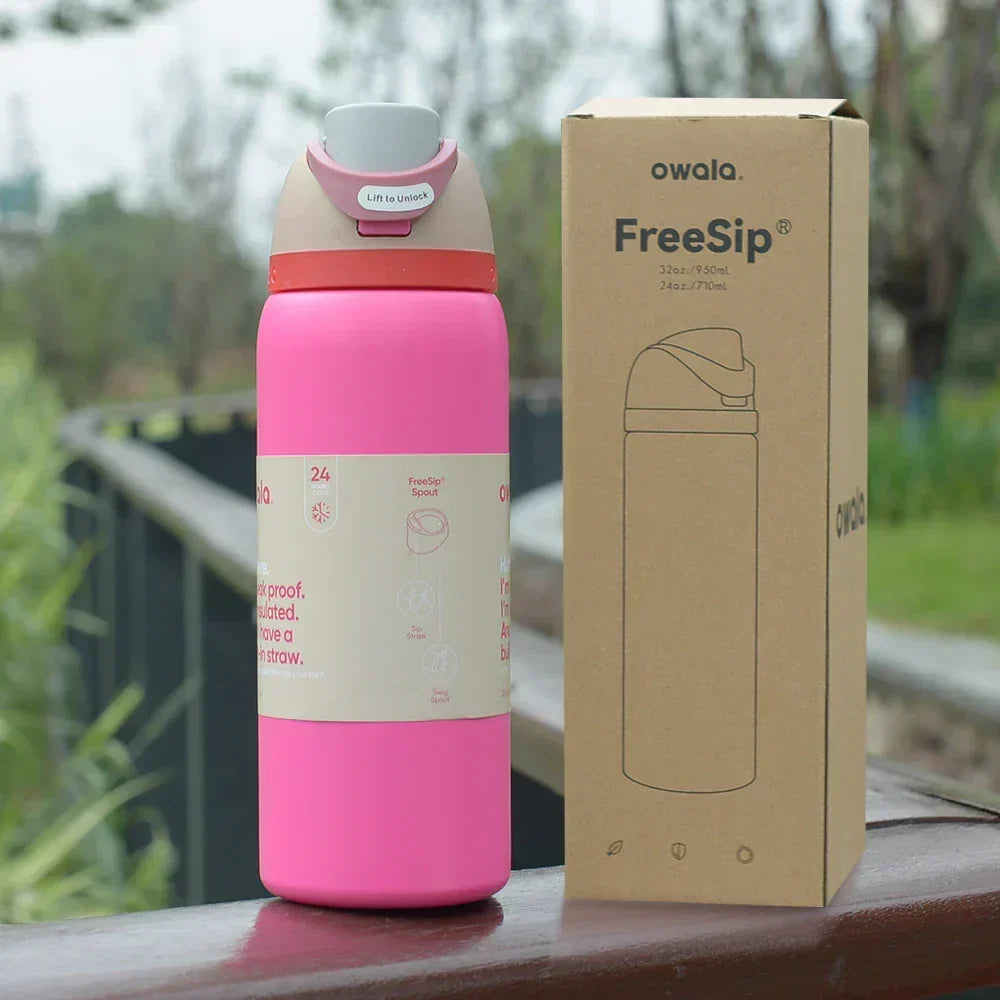 Owala FreeSip Light Green Bottle