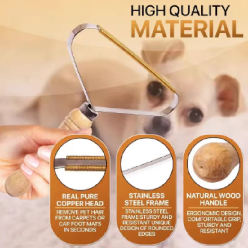 Portable Manual Pet Hair Removal Brush - New Cat Wool Dog Hair Remover Animal Hair Brushes Comb for Dogs And Cats