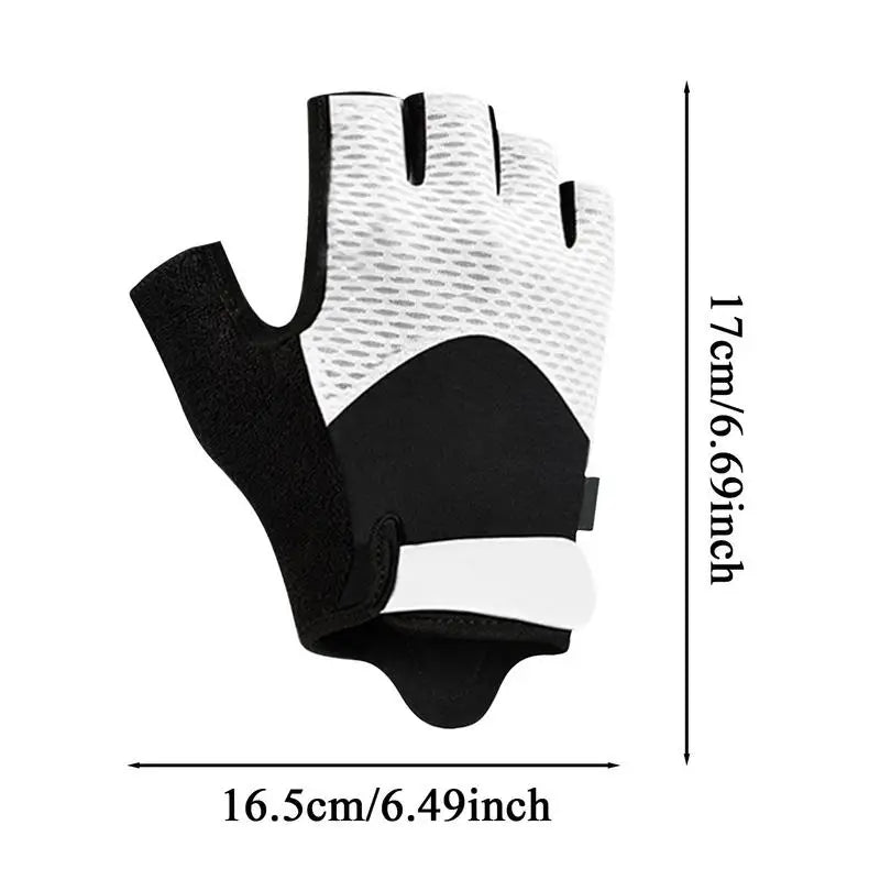 Workout Gloves Breathable Weight Lifting Gloves With Firm Grip Full Palm Protection Padded Mittens Lightweight Exercise Gear For