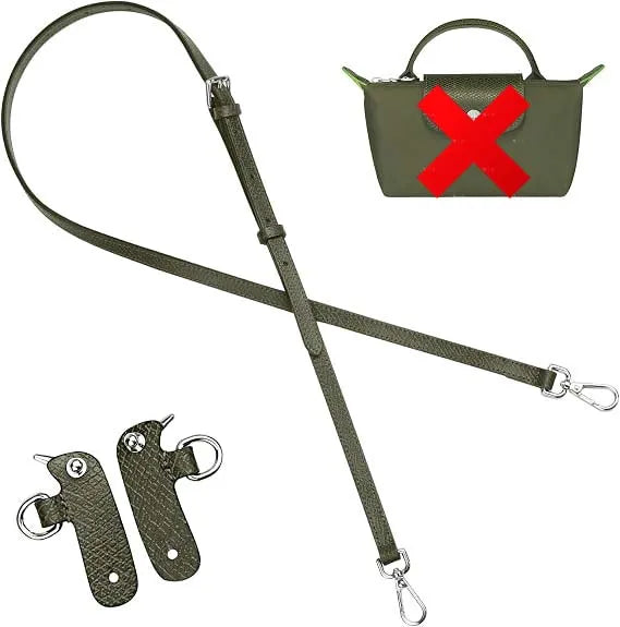 Mini Bags Leather Shoulder Strap Kit Fit For Longchamp Mini Pouch Adjustable Crossbody Small Bag Accessories