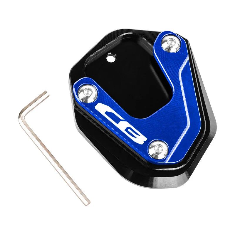 Motorcycle Foot Side Stand Extension Plate Kickstand Pad For HONDA CB500X CB650R CB500F CB125R CB300R 400X CBR650R 650F CBR500R