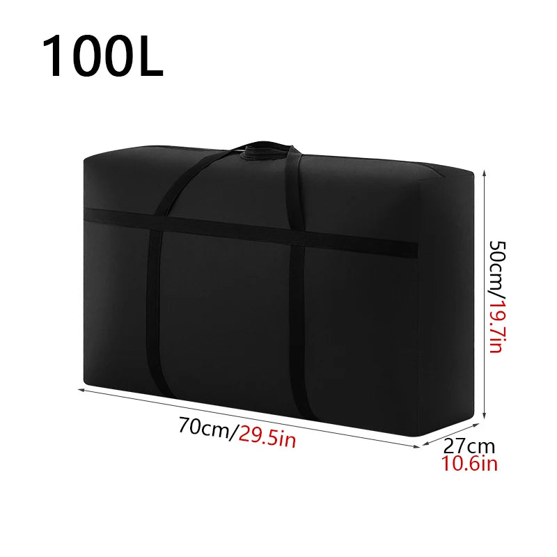 Extra Large Waterproof Moving Luggage Bags Laundry Shopping Bag Foldable Luggage Travel Bag Large Capacity Quilt Organizer