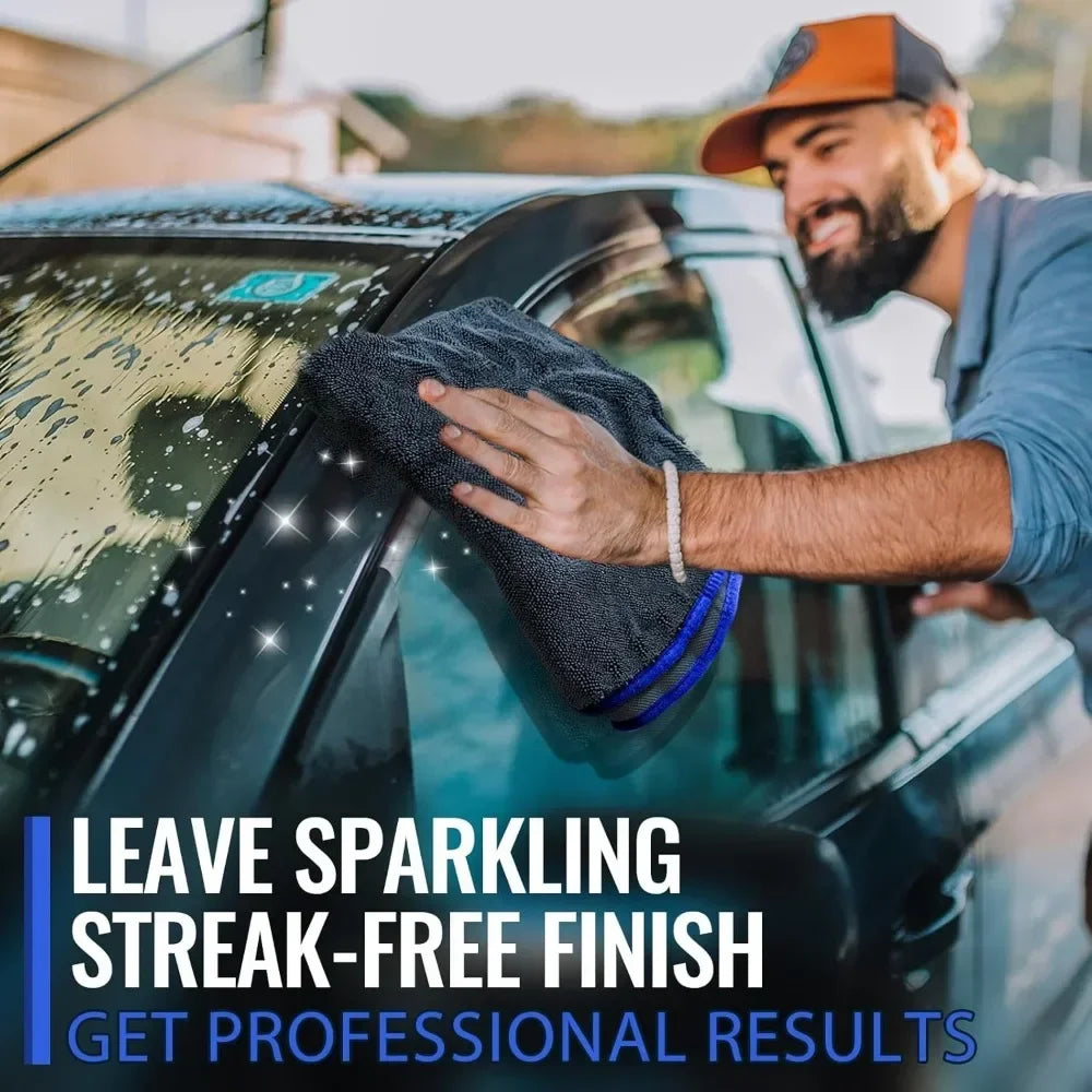 Extra Large Car 1pc Drying Towel - Ultra-Absorbent Soft Lint & Streak-Free Quick-Dry 60x90 Ideal for Automotive Cleaning