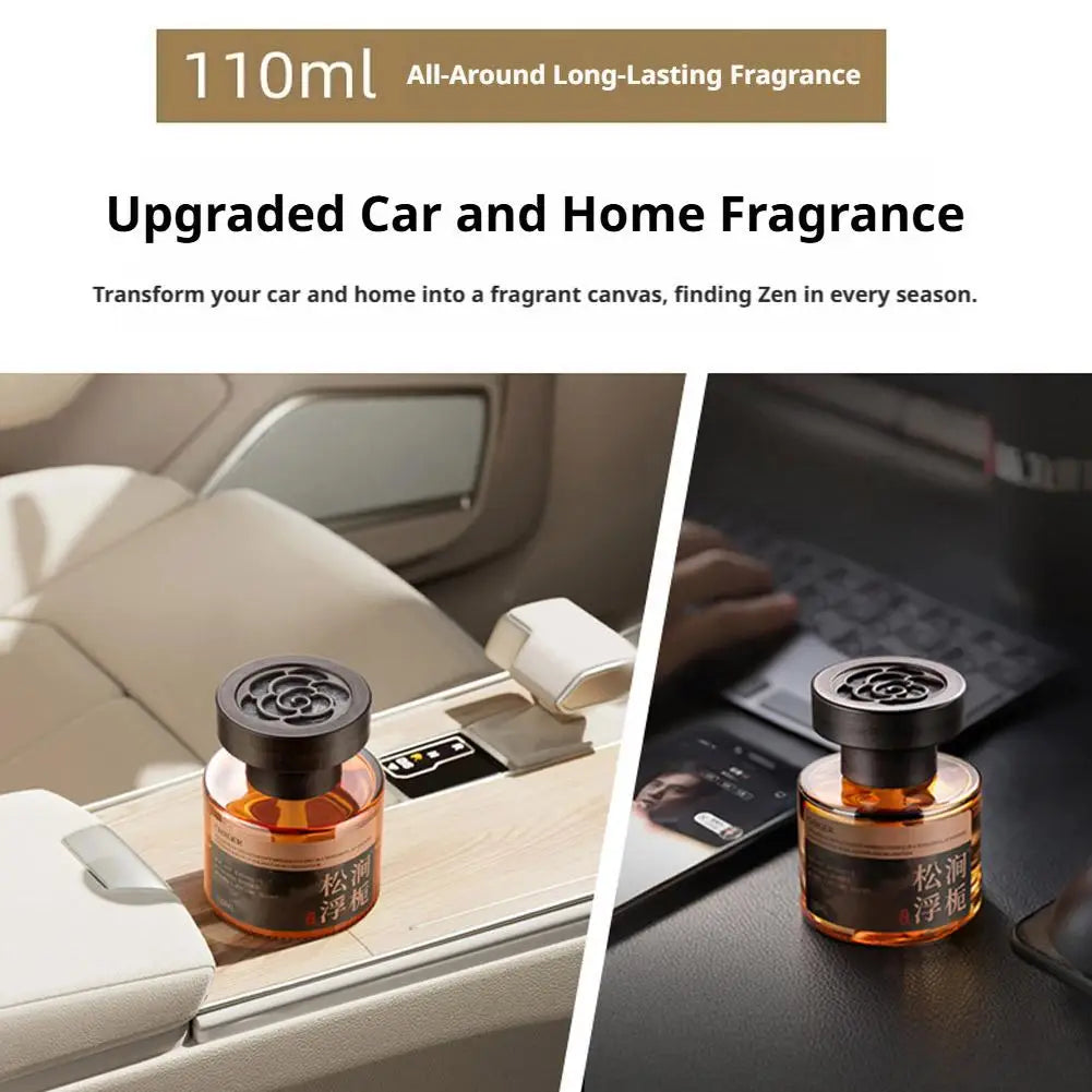 110ml Car Perfume Long-lasting Air Freshener Essential Oil Diffuser Odor Eliminator for Car and Home Interior Decor
