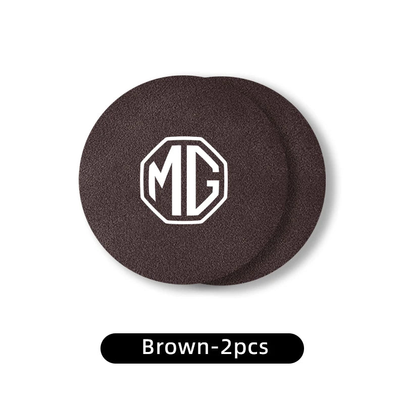 2PCS Car Coaster Cup Holder Anti-slip Accessories For MG Morris Garages 6 3 5 7 TF ZR ZS HS GS GT Hector RX5 RX8 350 550 Gundam