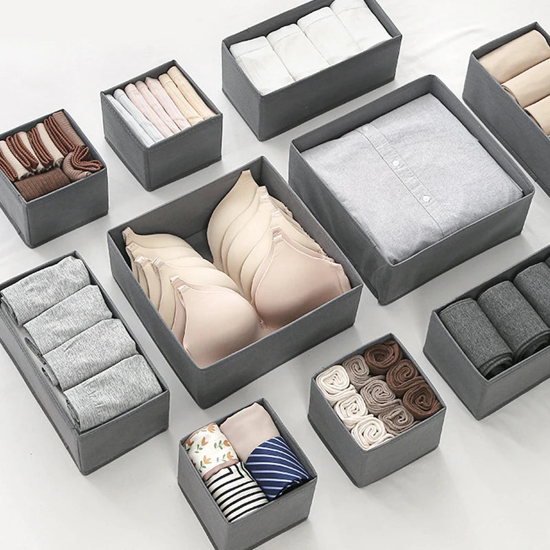 Cabinets Underwear Organizers Baby Drawers Organizer Wardrobe Clothes Organizer For Underwear Socks Pants Foldable Storage Box