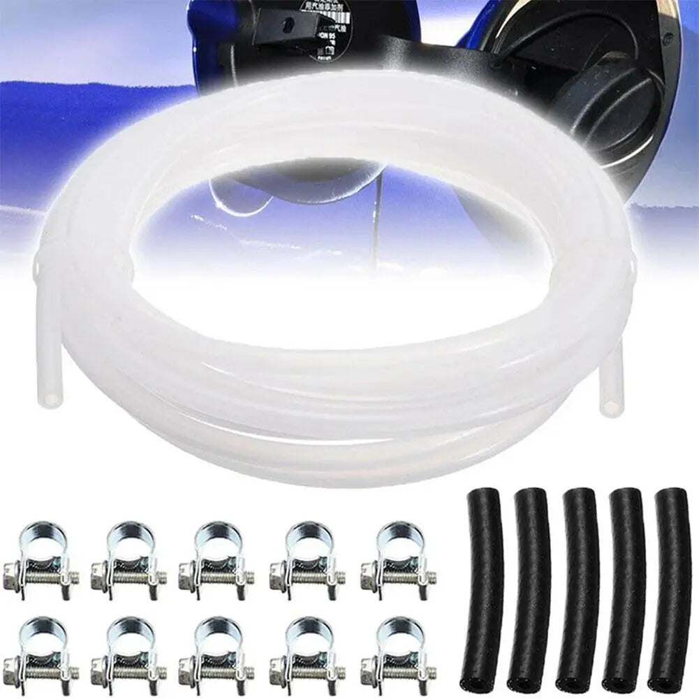 5M Fuel Tank Standpipe Kit Replaceable Parking Heater Fuel Line Kit for Eberspacher/ Webasto Heater Diesel Hose Clip