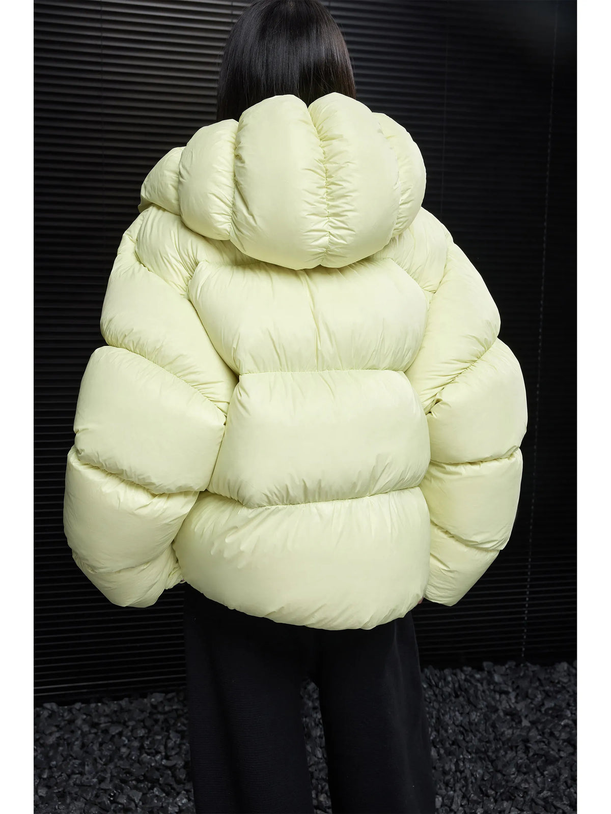 ZAROY Puffy Cotton Jacket Women Winter Warm Thicken Parka Drawstring Hooded Short Coat Windproof Y2K Streetwear куртка женская