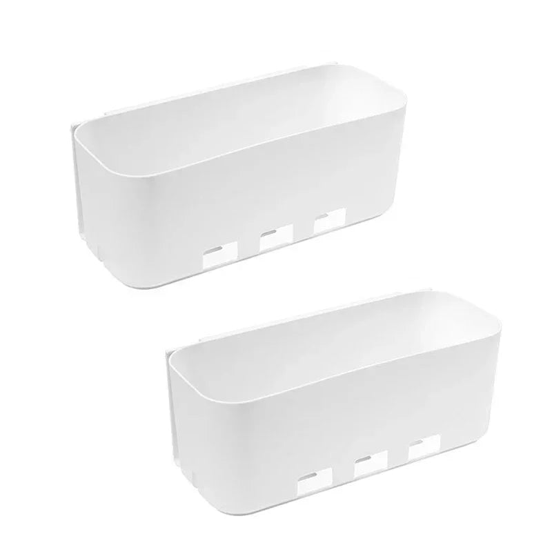 2pcs Kitchen Under Sink Storage Box Spices Condiments Organizers Bathroom Racks Household Pull-out Cabinet Side Organizer
