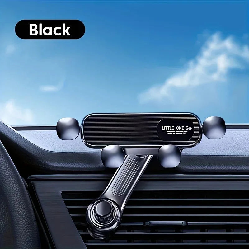 New Gravity Car Phone Holder - Strong Air Vent Clip Mount Adjustable Mobile Cell Stand for Hands-Free Driving