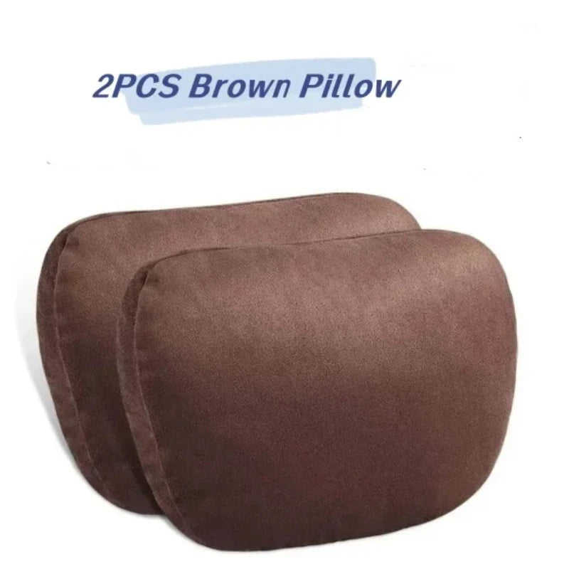 Car Neck Pillow Car Seat Headrest Pillow Auto Memory Cotton Protector Cushion For Universal Car Head Support for Gaming Chair