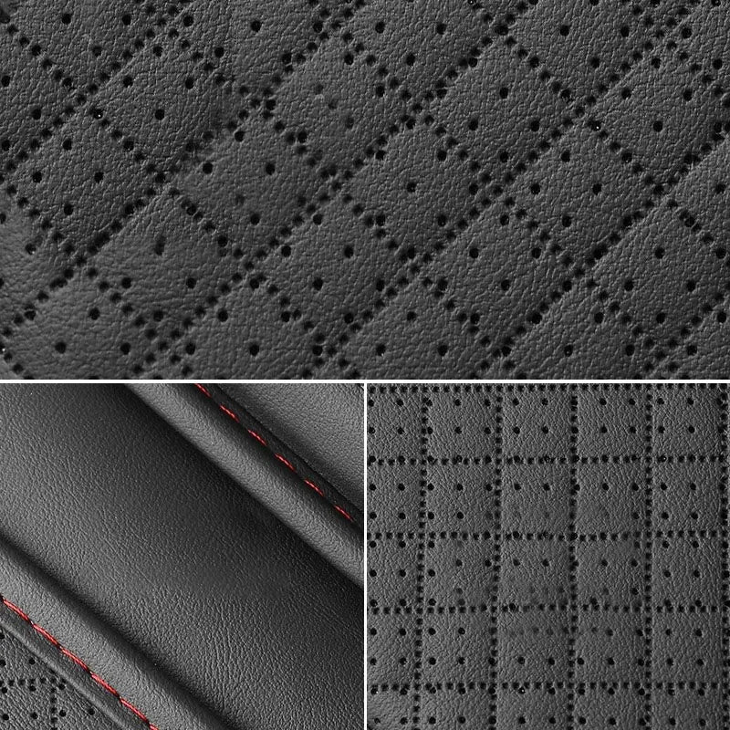 Universal Car Arm Rest Cushion PU Leather Breathable Center Console Box Cover Anti Scratch Armrest Box Protector Cover